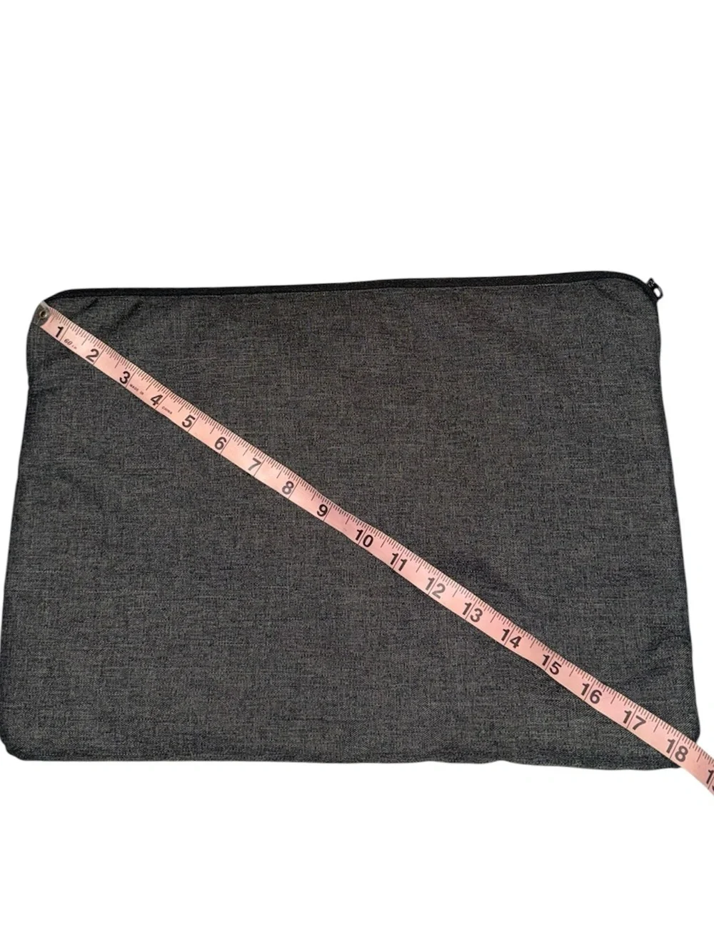 Acer Charcoal Gray Laptop Sleeve with Front Zip Pocket